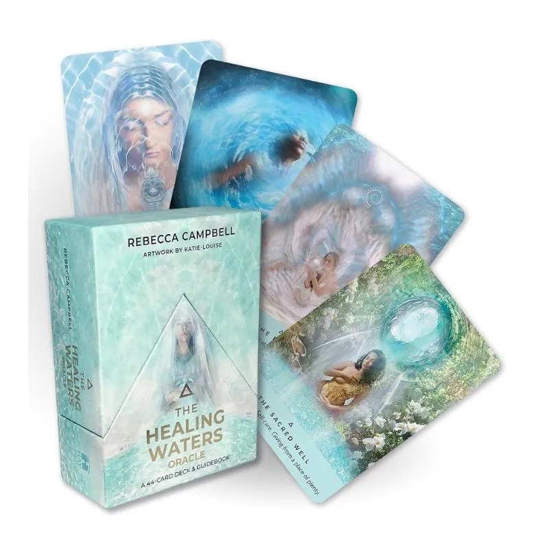 Water-themed Oracle Card Deck featuring stunning artwork and a guidebook for introspection. A mystical and spiritual gift, perfect for intuitive Pisces.